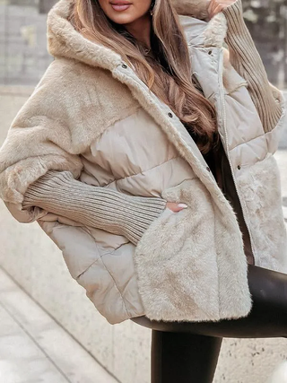 Bomberjacke mit Kapuze für Damen