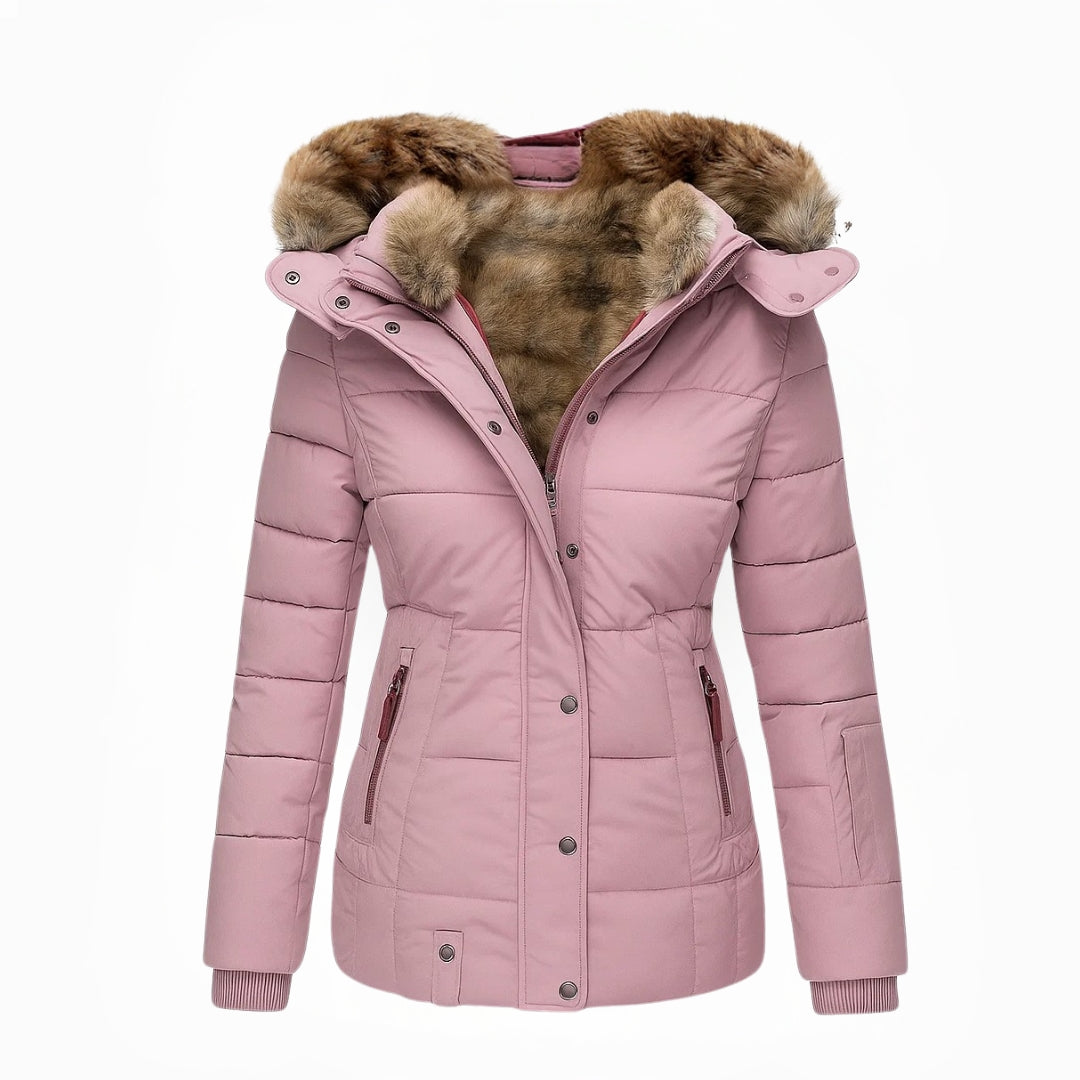 Anna™ | Warmer mit Fell gefütterter Wintermantel