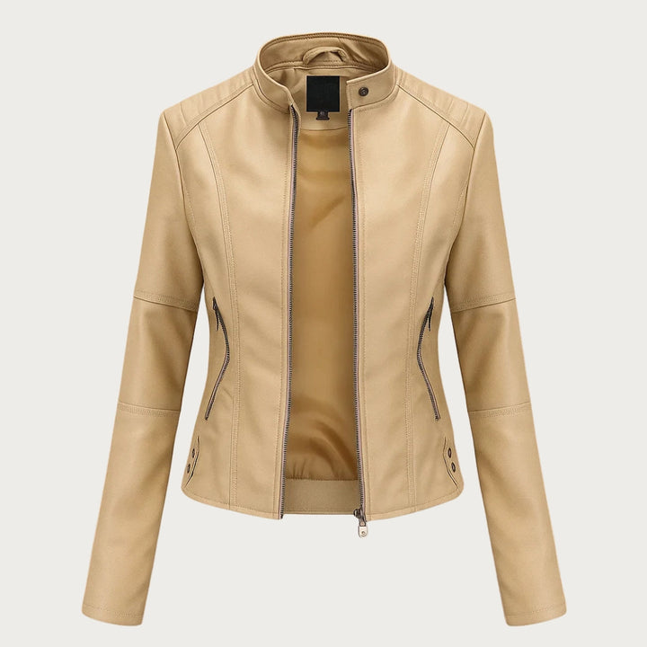 Jeniffer™ | Lederjacke im modernen Stil