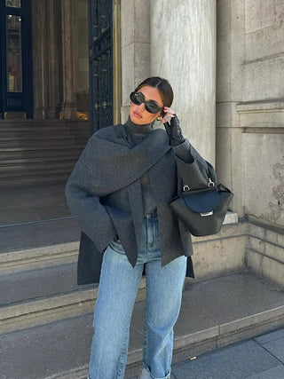 Elif - Viraler Cape-Mantel