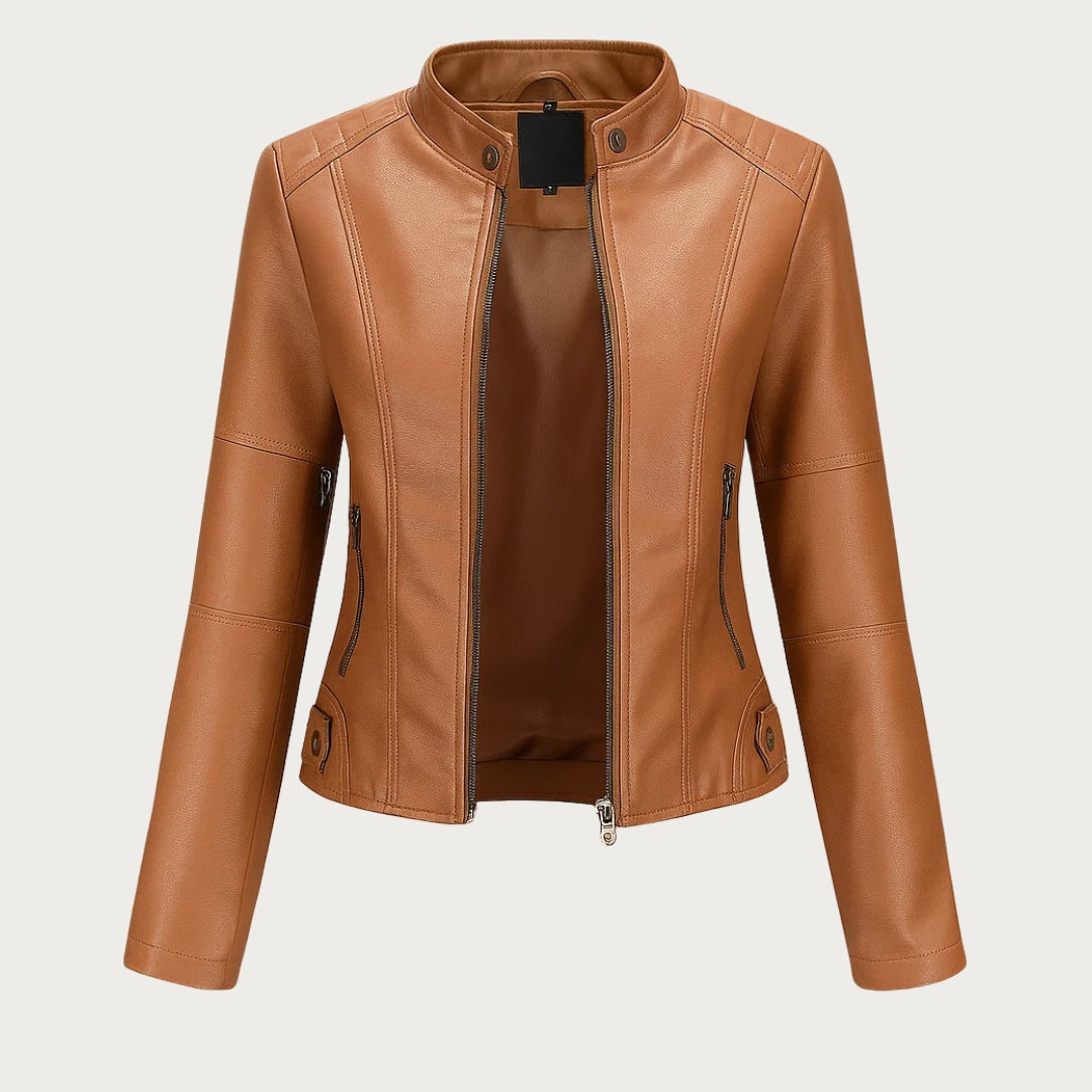 Jeniffer™ | Lederjacke im modernen Stil