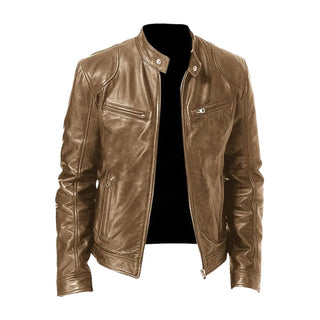 Mira | Lässige Lederjacke für Herren