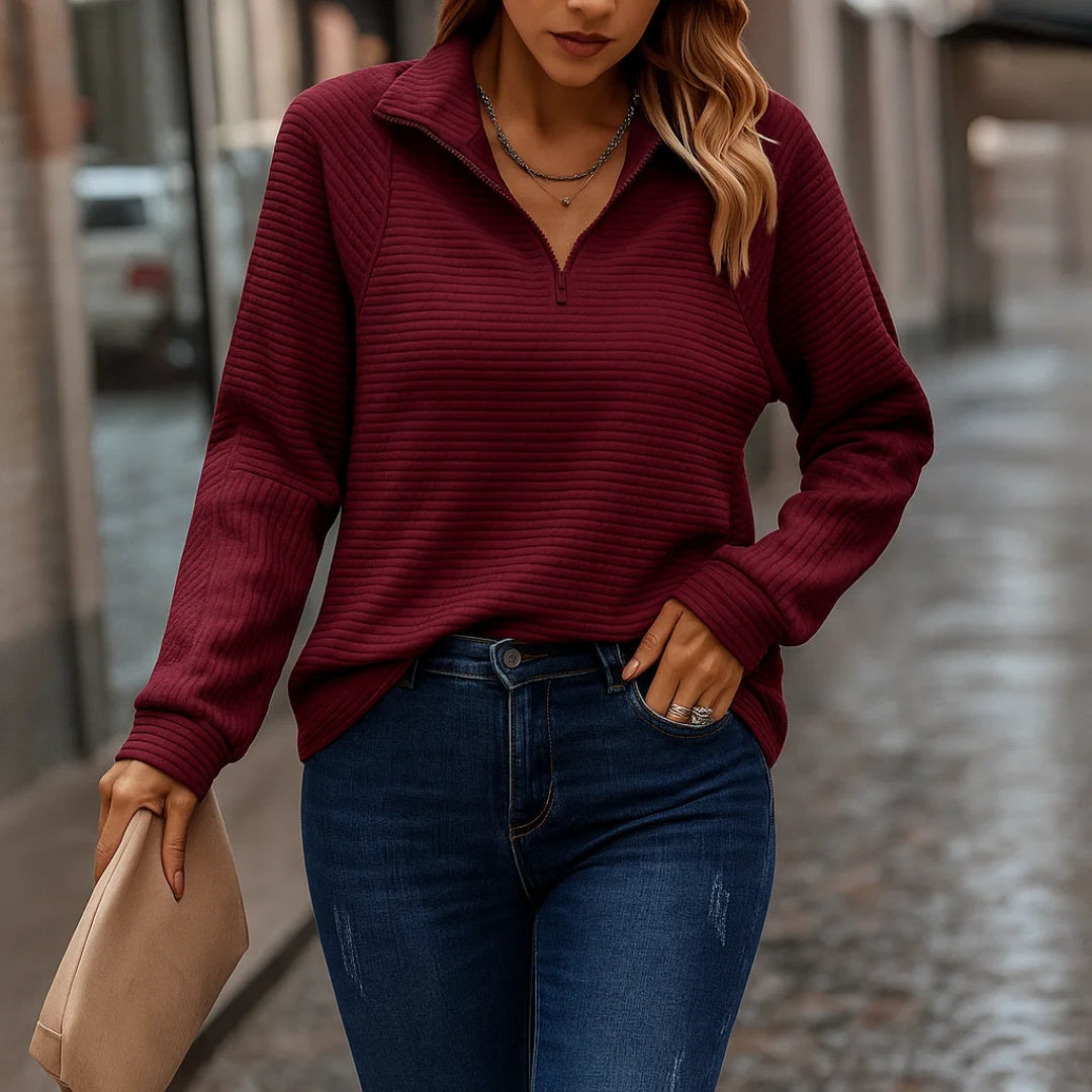Elisa™ | Eleganter Pullover mit V-Ausschnitt für Damen