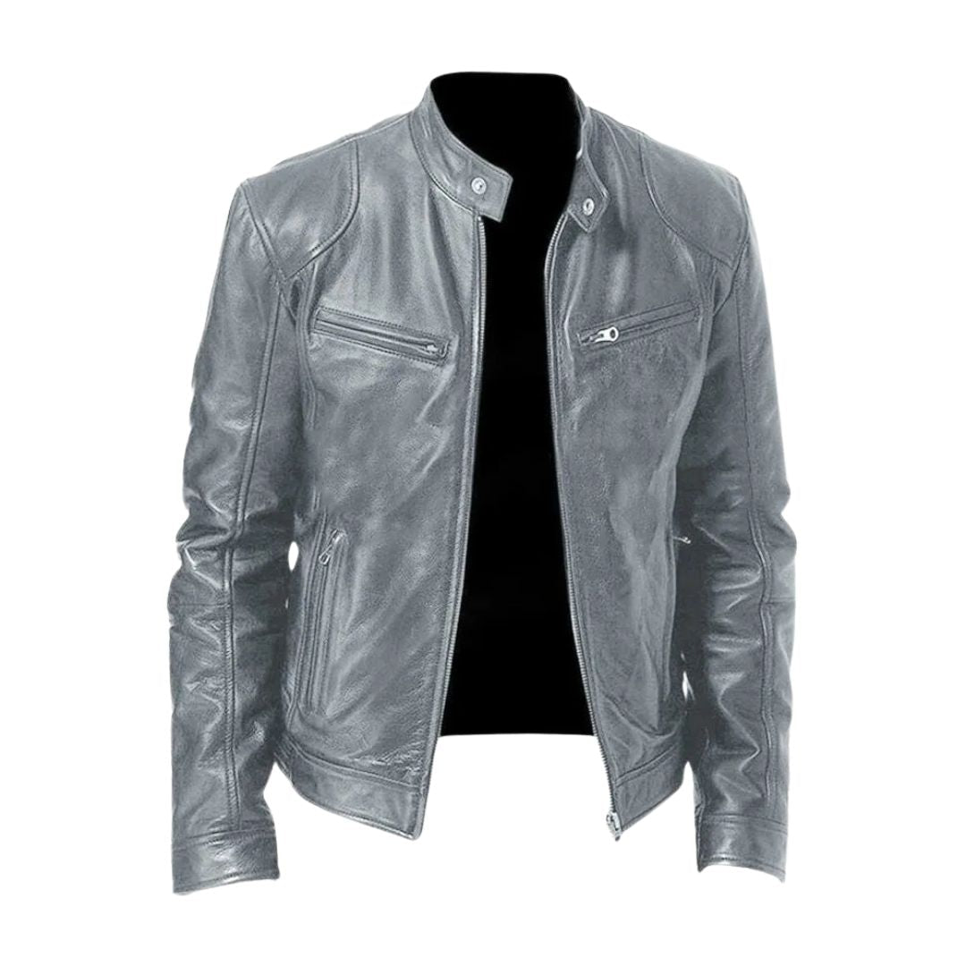 Mira | Lässige Lederjacke für Herren