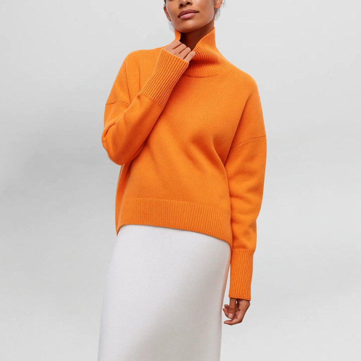 Stefanie™ | Strickpullover mit Rollkragen
