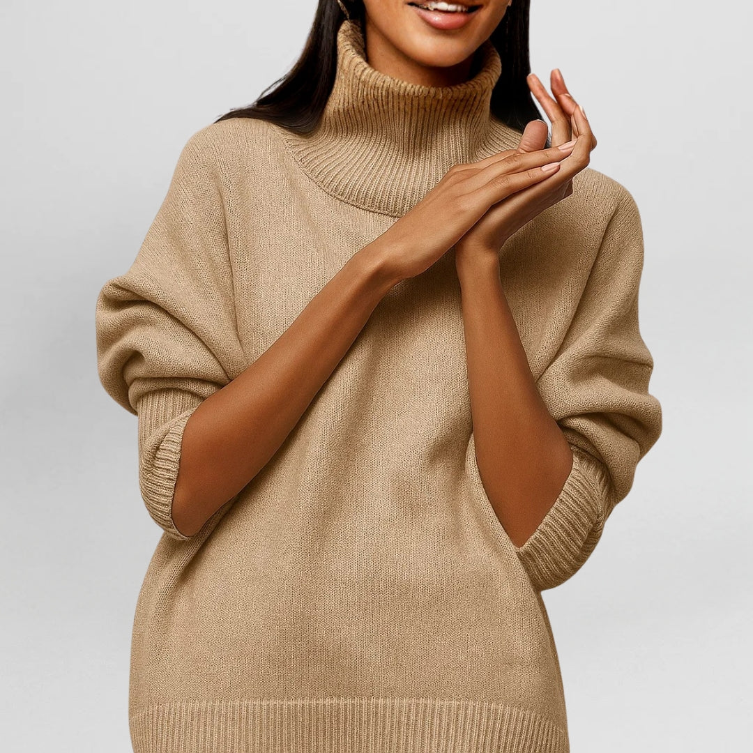 Stefanie™ | Strickpullover mit Rollkragen