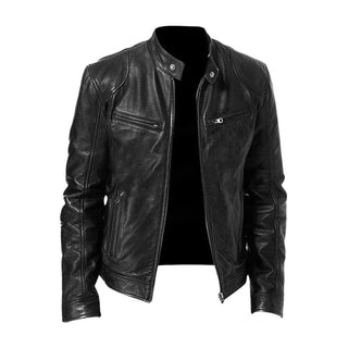 Felix™ | Lässige Lederjacke