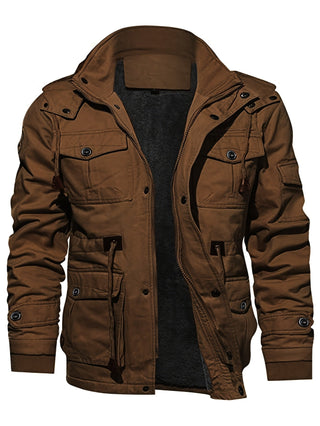 Mira | Lange Outdoor-Herrenjacke – Heavy-Duty &amp; warm gefüttert