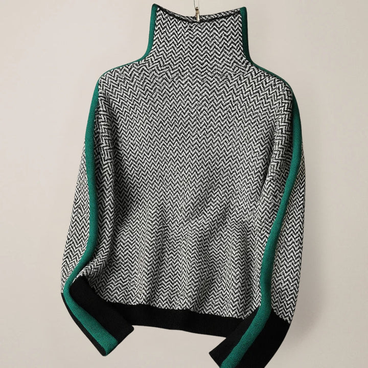 Martina™ | Pullover mit hohem Kragen