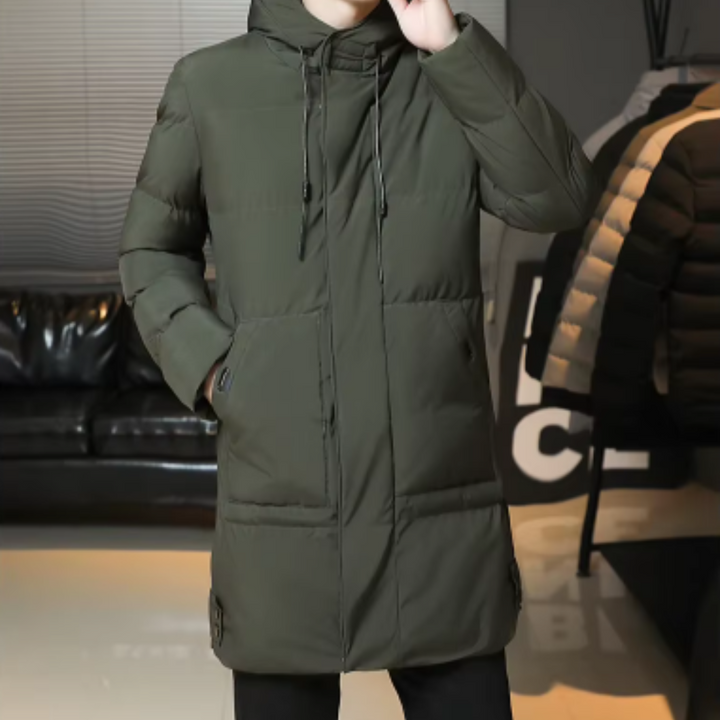 Torben | Lange Winterjacke elegant