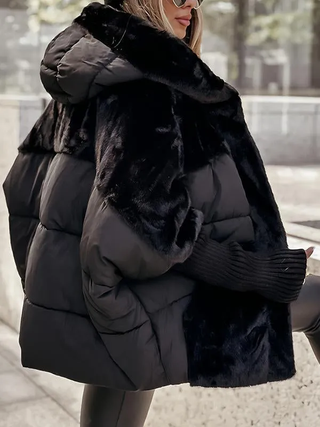 Bomberjacke mit Kapuze für Damen