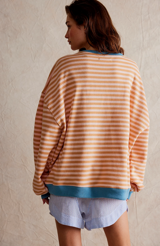 Anika™ | Gestreifter Pullover in Übergröße