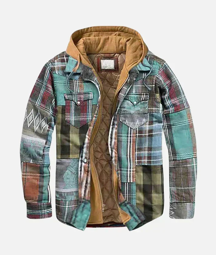 Varel | Patchwork-Jacke im Karodesign