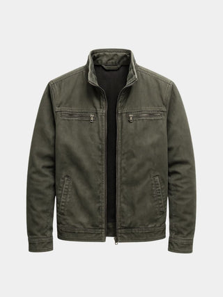 Mira Valmont | Vintage Field Jacket für Herren in Olivgrün