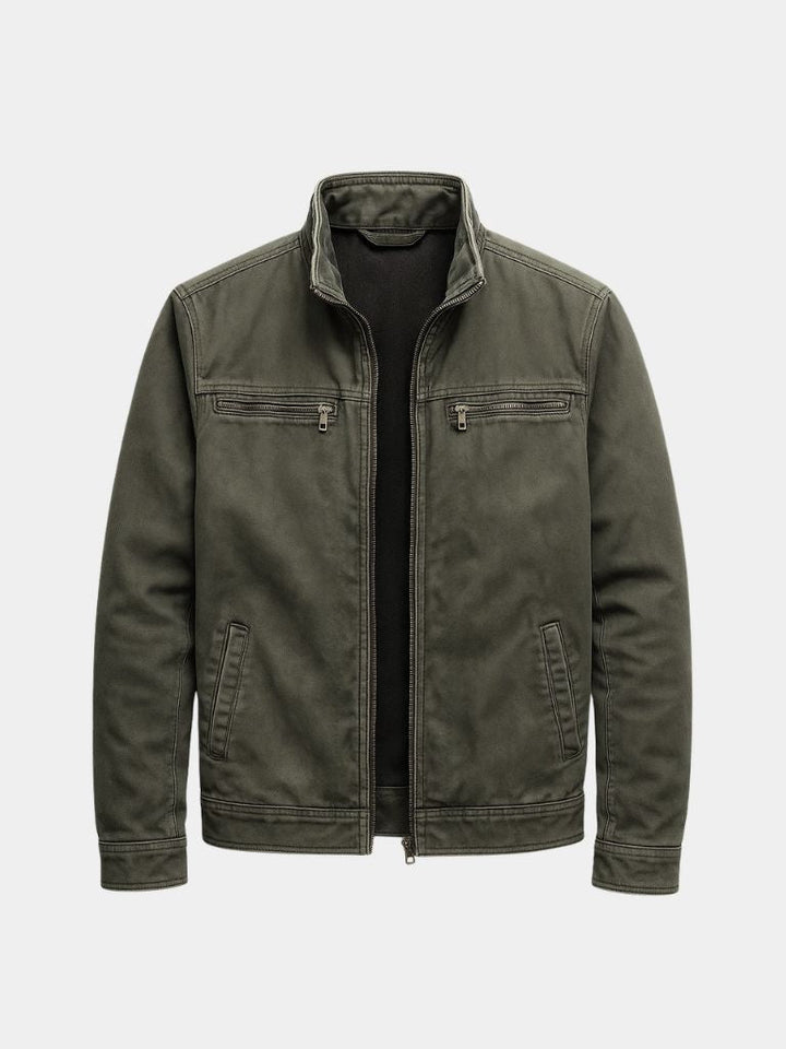 Mira Valmont | Vintage Field Jacket für Herren in Olivgrün