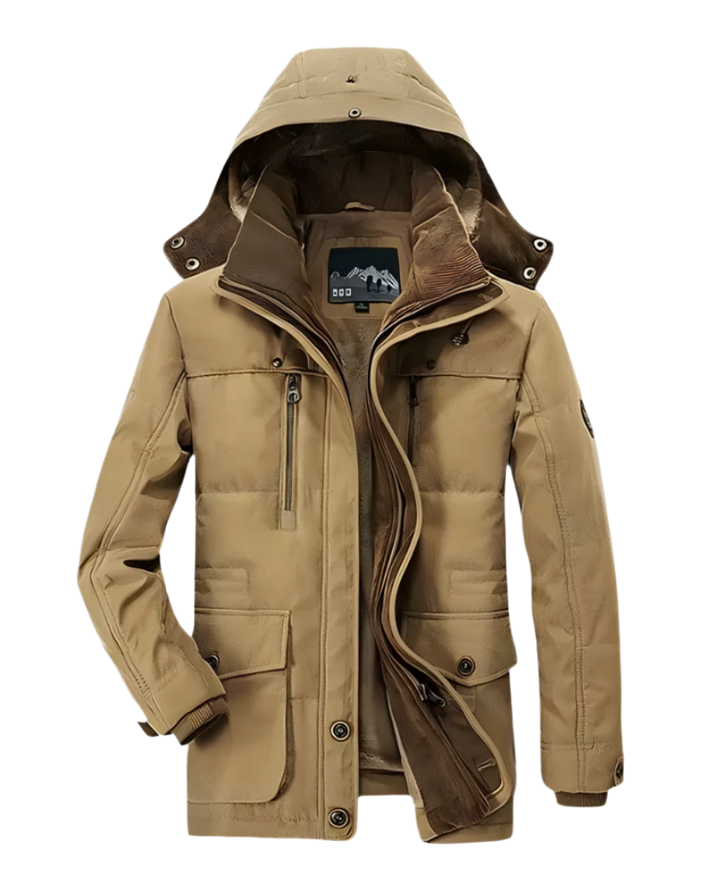 Sebastian | Gefütterte Winterjacke warm