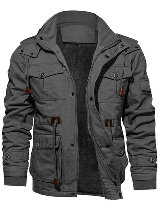 Mira | Lange Outdoor-Herrenjacke – Heavy-Duty &amp; warm gefüttert