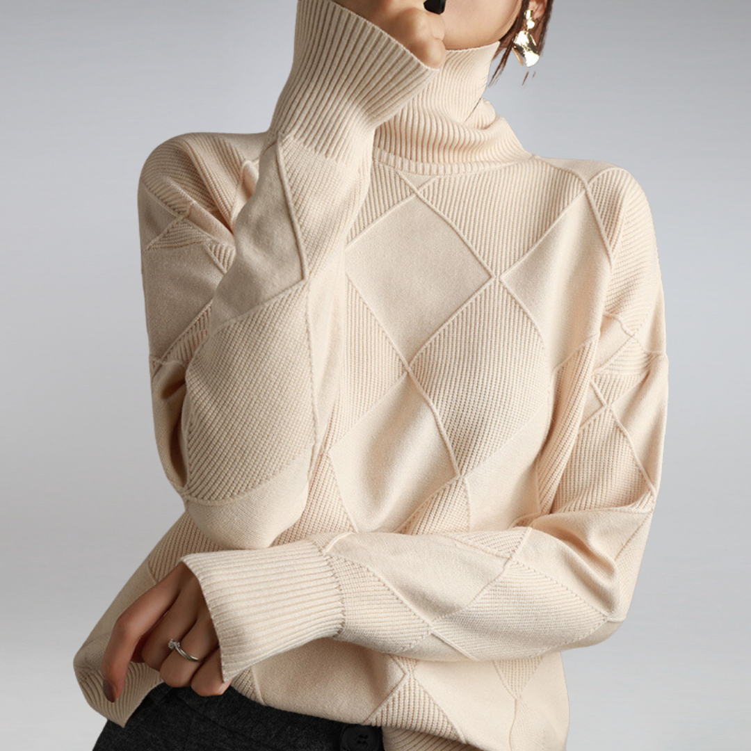 Ilse™ - Rollkragenpullover aus Kaschmir