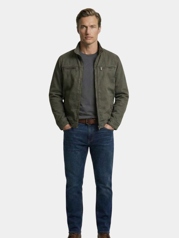 Mira Valmont | Vintage Field Jacket für Herren in Olivgrün