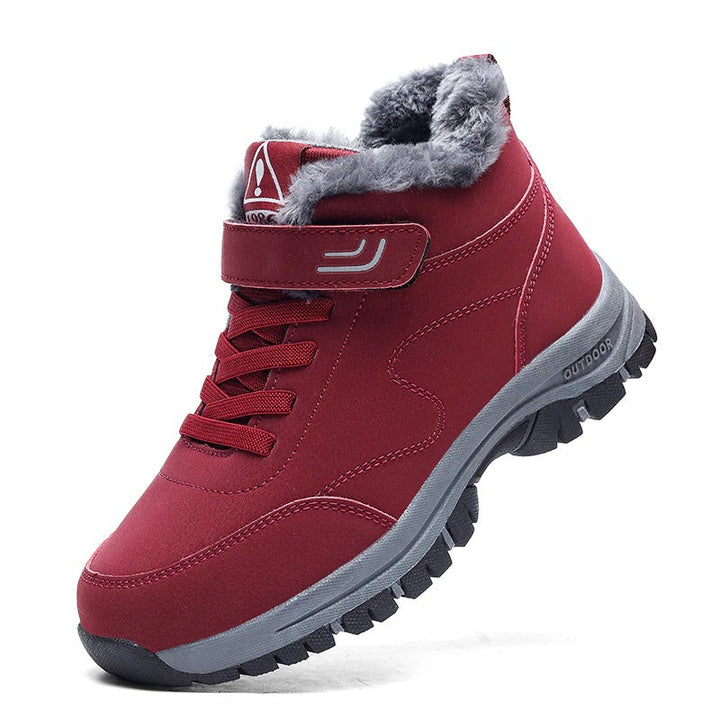 Finn | Gefütterte Winterstiefel mit Klettverschluss