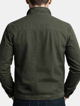 Mira Valmont | Vintage Field Jacket für Herren in Olivgrün