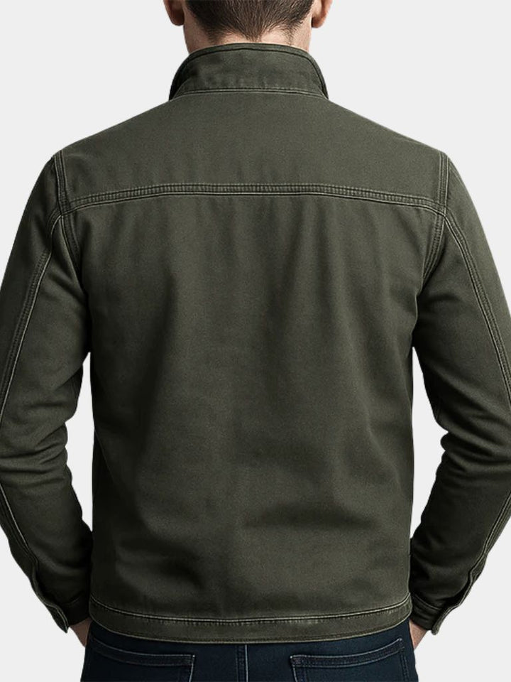 Mira Valmont | Vintage Field Jacket für Herren in Olivgrün