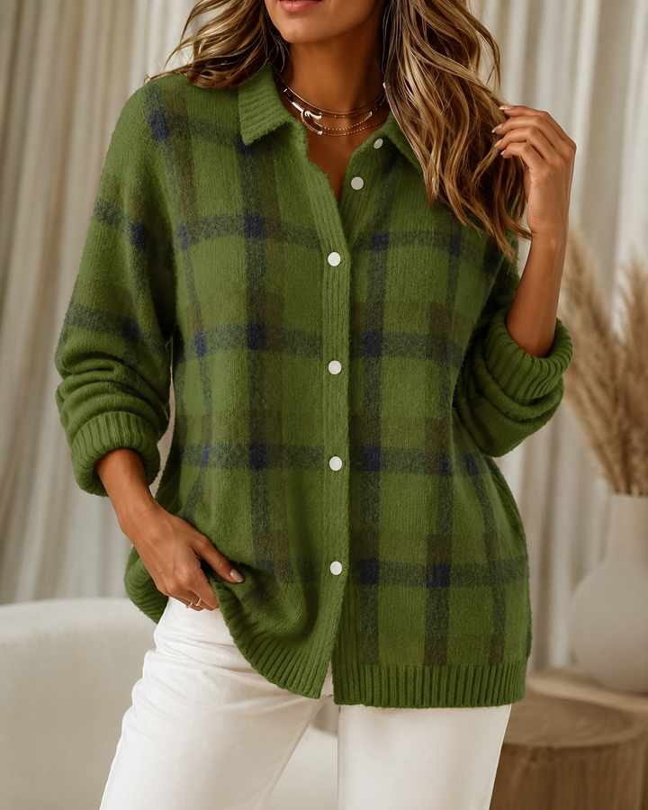 Tesa™ | Karierter Strickpullover