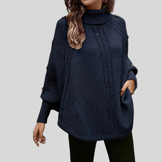 Norelle™ | Hoher Hals Kabelstrickpullover
