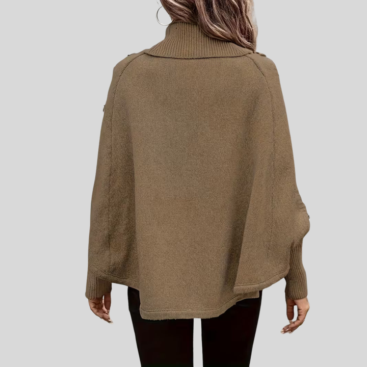 Norelle™ | Hoher Hals Kabelstrickpullover