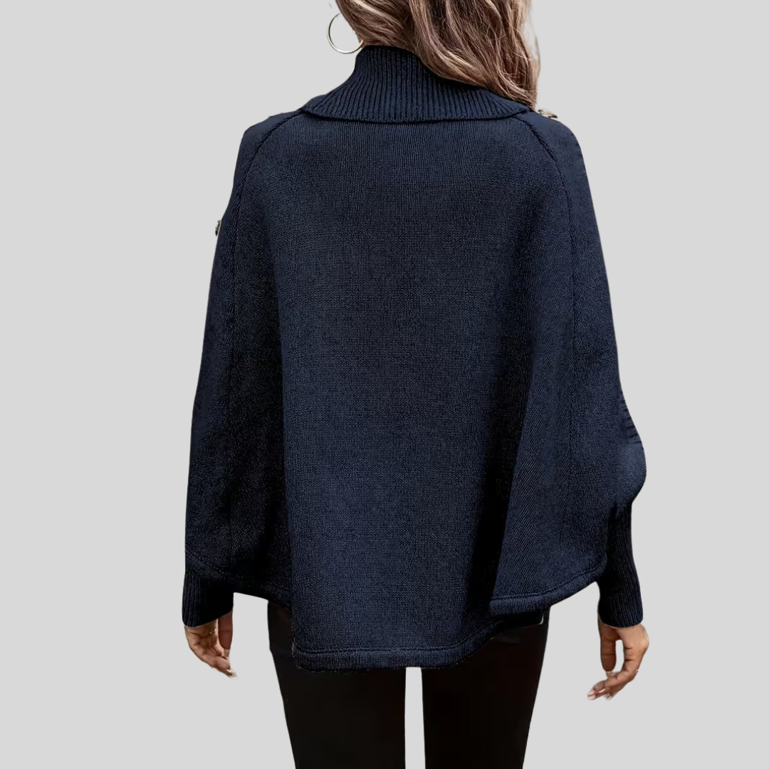 Norelle™ | Hoher Hals Kabelstrickpullover