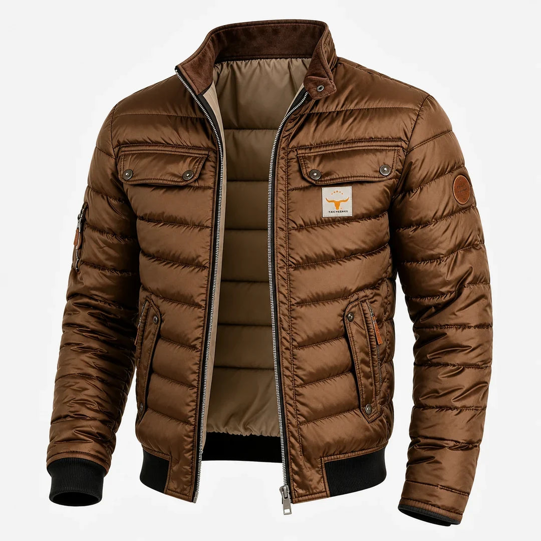 Moritz | Gesteppte Übergangsjacke mit Stehkragen für Herren