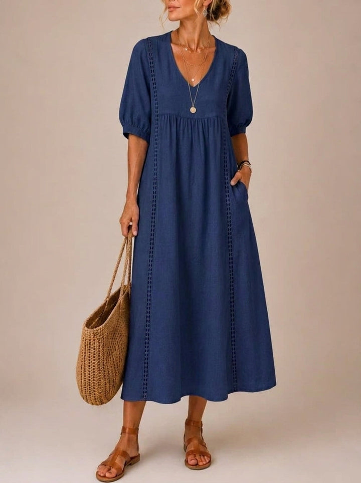 Sefi | Sommerliches Midikleid mit Spitzendetails