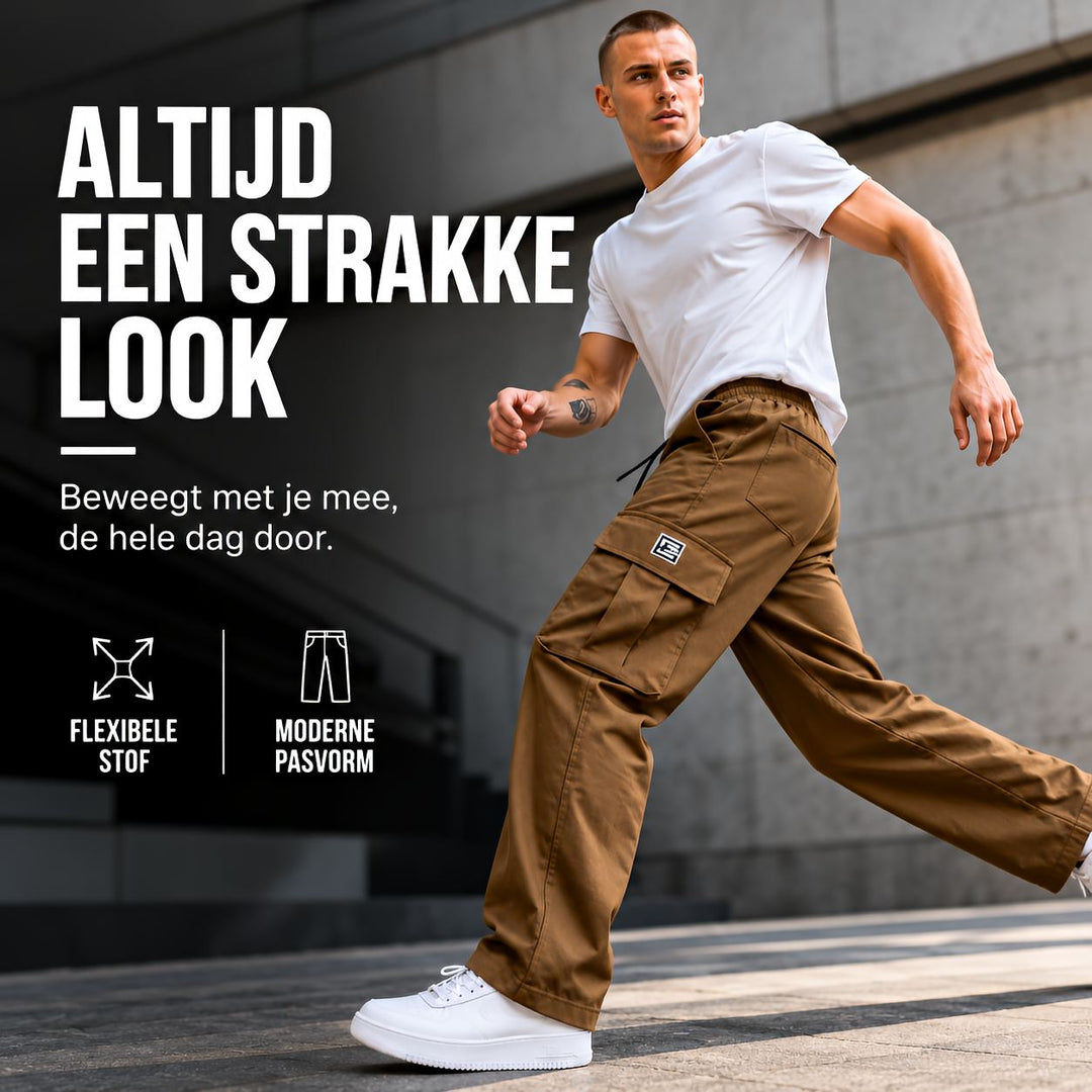 Finn | Cargohose mit XXL-Taschen – 1+1 GRATIS