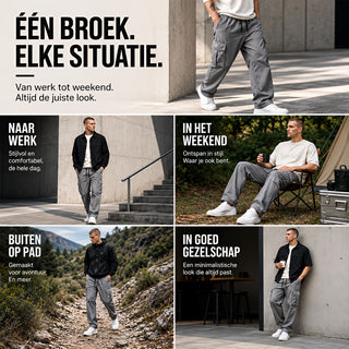 Finn | Cargohose mit XXL-Taschen – 1+1 GRATIS