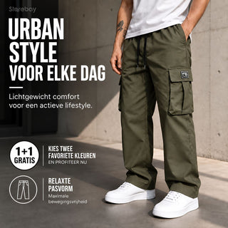 Finn | Cargohose mit XXL-Taschen – 1+1 GRATIS