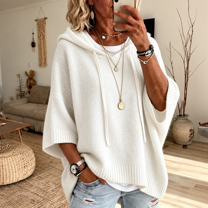 Marlene™ | Oversize-Strickpullover mit Kapuze