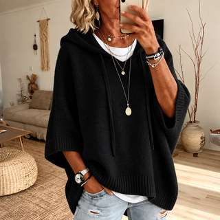 Marlene™ | Oversize-Strickpullover mit Kapuze
