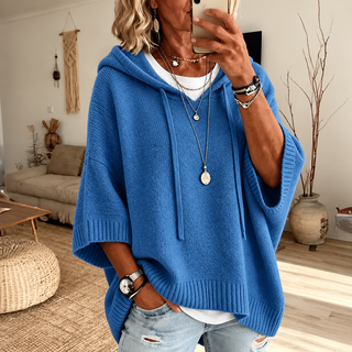 Marlene™ | Oversize-Strickpullover mit Kapuze