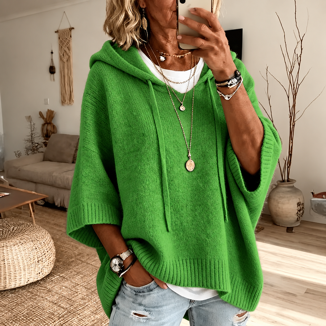 Marlene™ | Oversize-Strickpullover mit Kapuze