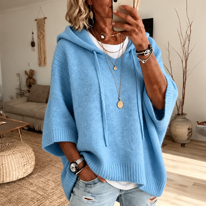 Marlene™ | Oversize-Strickpullover mit Kapuze