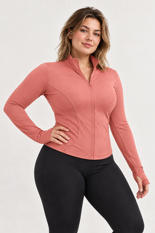 Leonie™ | Figurbetonte Sportjacke mit Reißverschluss