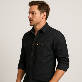 Mira | Denim-Overshirt für Herren – Comfort Fit