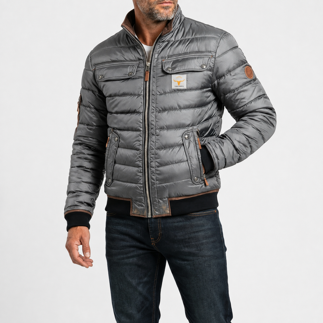 Moritz | Gesteppte Übergangsjacke mit Stehkragen für Herren