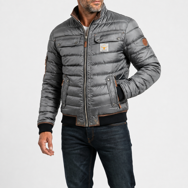 Moritz | Gesteppte Übergangsjacke mit Stehkragen für Herren