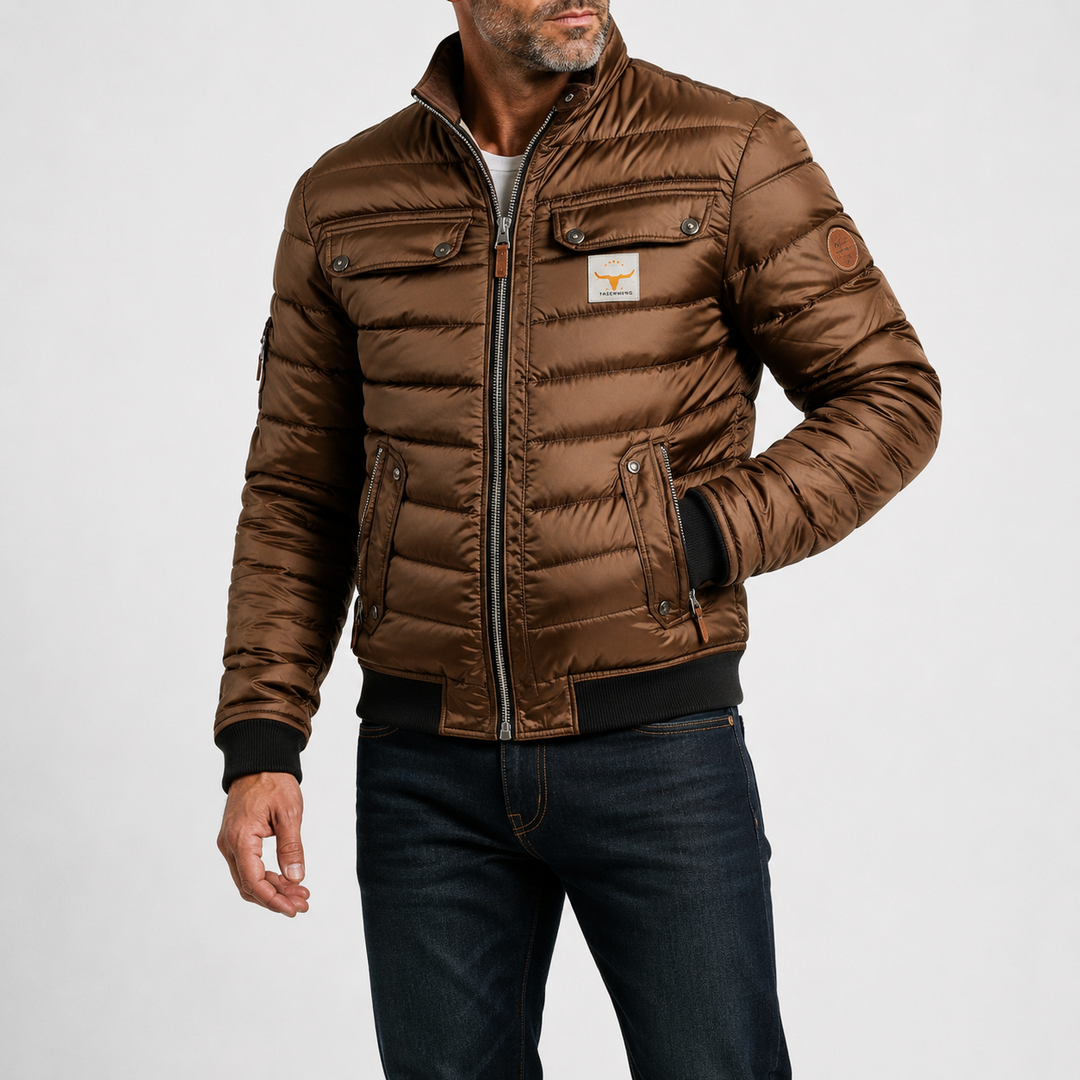 Moritz | Gesteppte Übergangsjacke mit Stehkragen für Herren