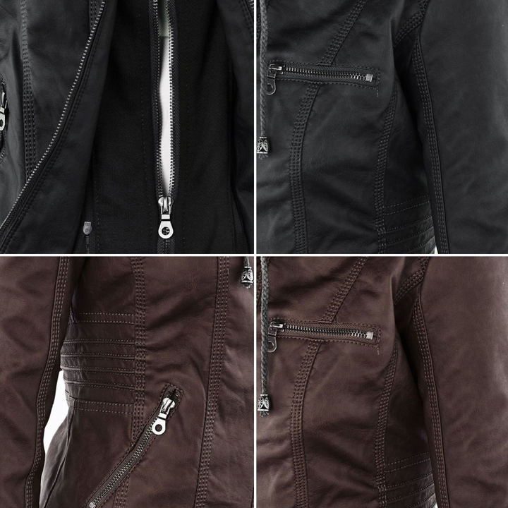 Monika™ | Robuste und elegante Lederjacke