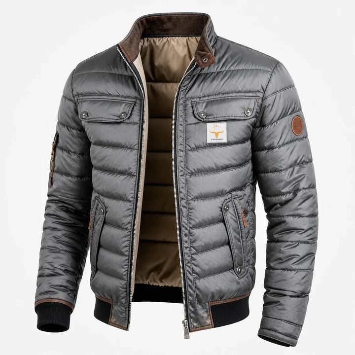 Moritz | Gesteppte Übergangsjacke mit Stehkragen für Herren