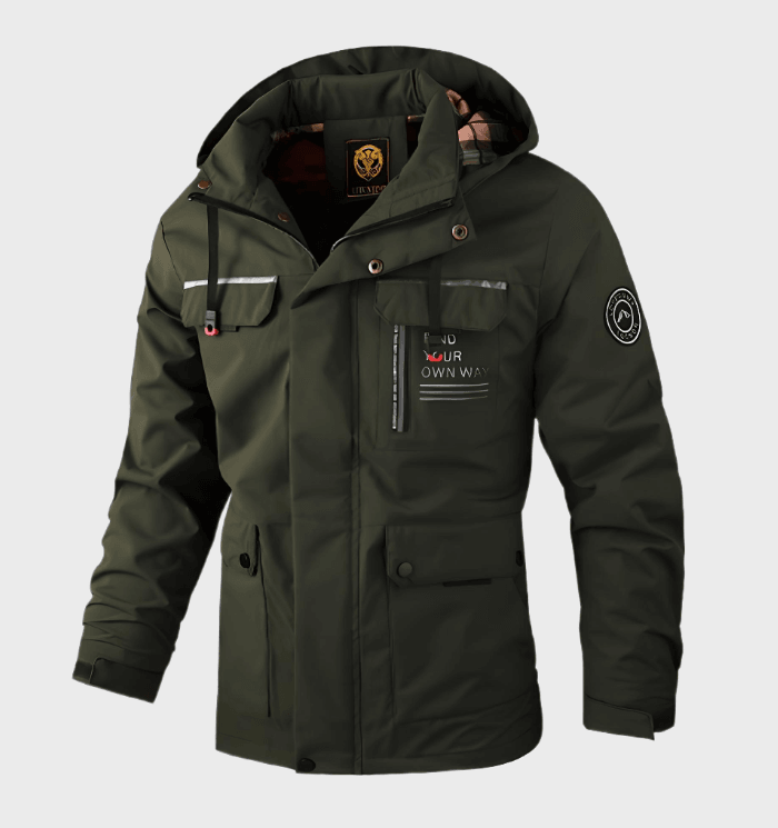 Mira | Taillierte Winterjacke für Herren – winddicht &amp; wasserabweisend