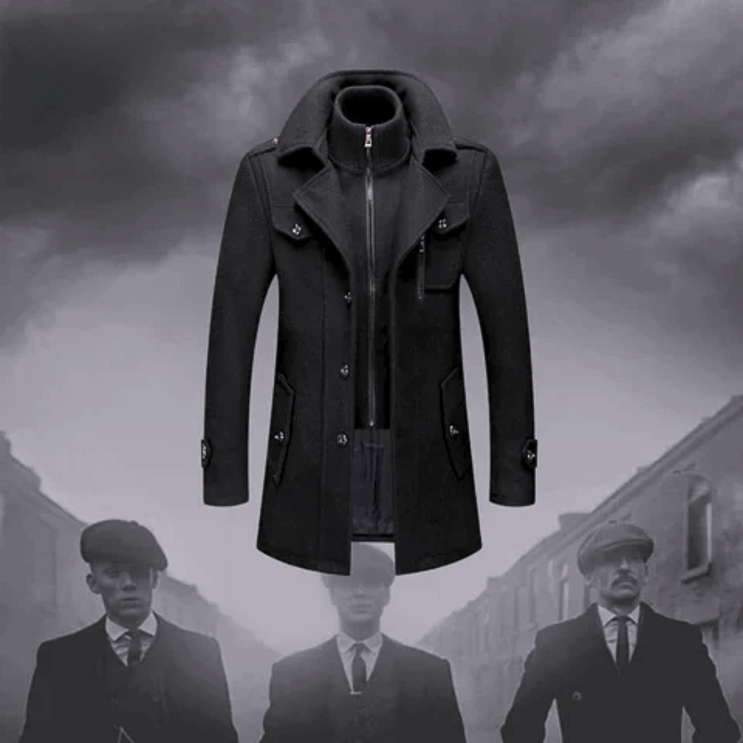 Mira | Herren-Wollmantel im Peaky-Blinders-Stil