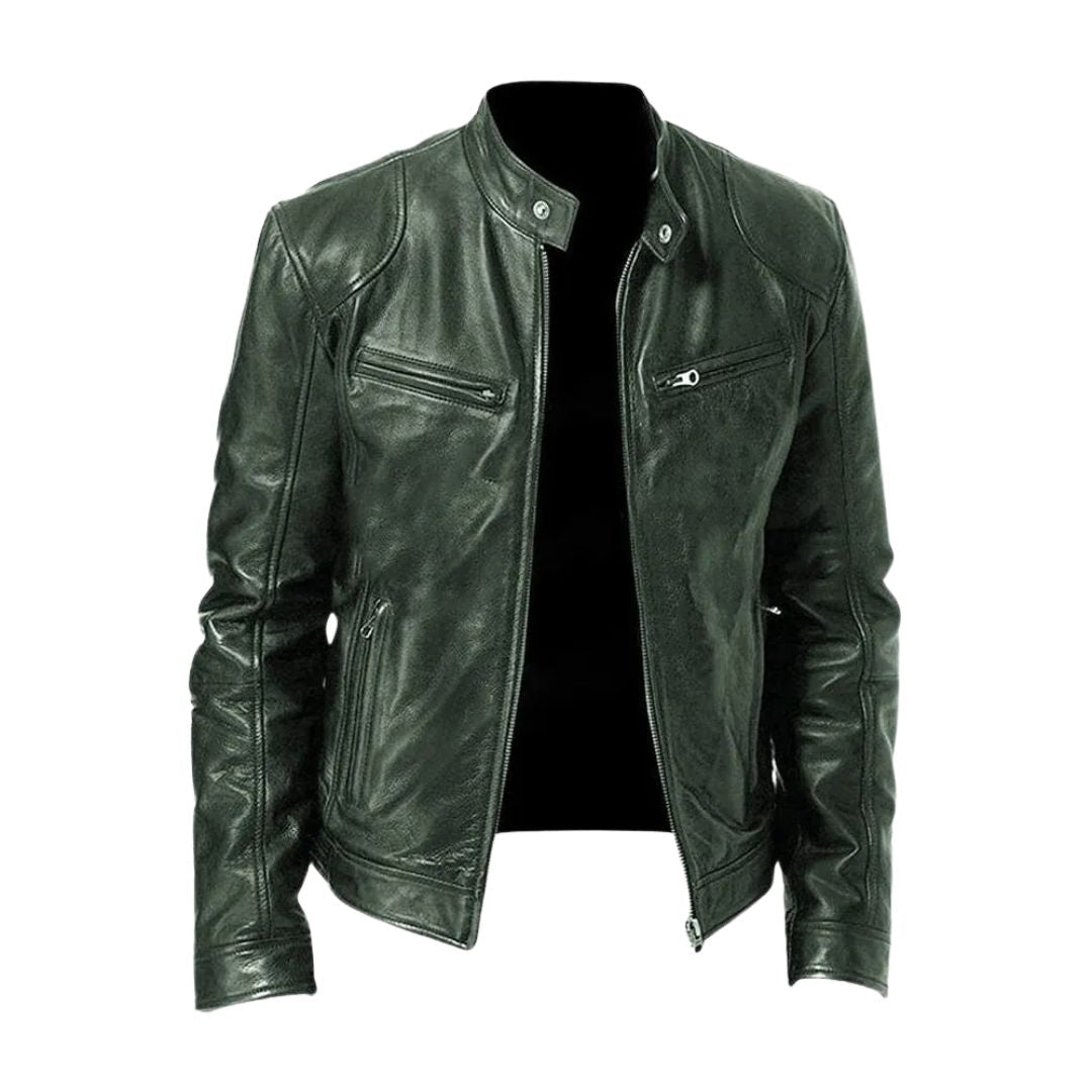 Mira | Lässige Lederjacke für Herren